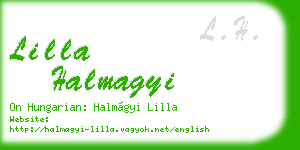 lilla halmagyi business card